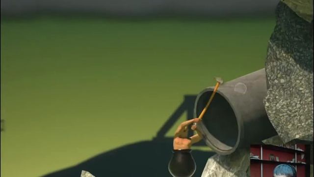 Getting Over It with Bennett Foddy - Самая сложная игра.