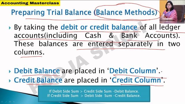 Trial Balance | Basics Of Accounting | Meaning | Format | Preparation  | Class 11 | BBA | MBA