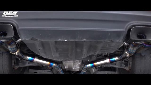 Титановая выхлопная система с клапанной технологией для DODGE CHALLENGER SRT HELLCAT