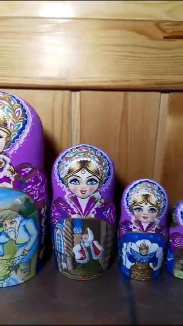 Матрешка Сказка о золотой рыбке