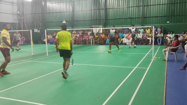KUPPURAJ KARTHI vs SARAVANAN GANESH DFBA Invitational Badminton Tournament 2020 League Match -Team
