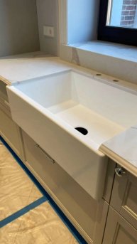 Процесс изготовления мойки из искусственного камня