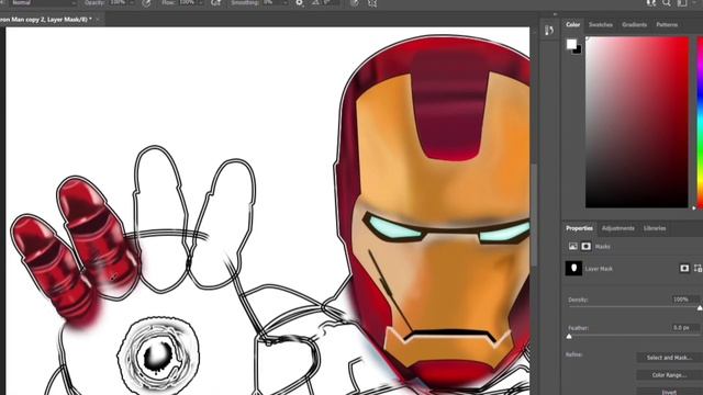 iron man digital painting #marvel #ironman #ironmandrawing
