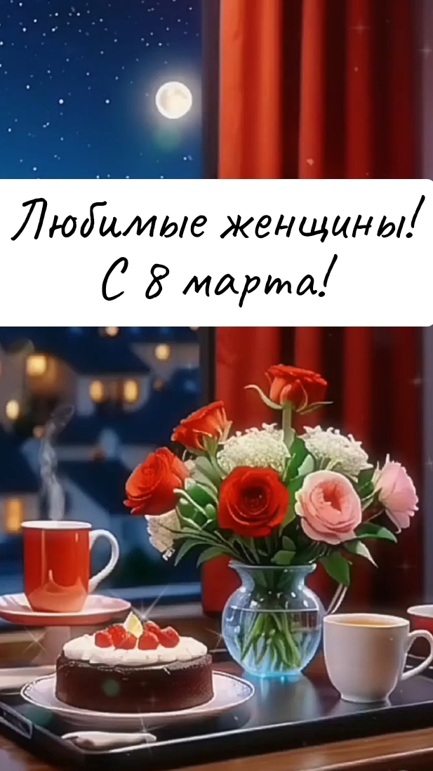 Поздравление на 8 марта