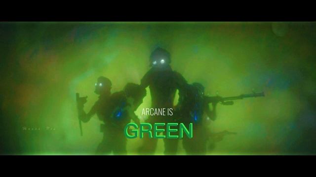 Аркейн Клип в цветах ARCANE
