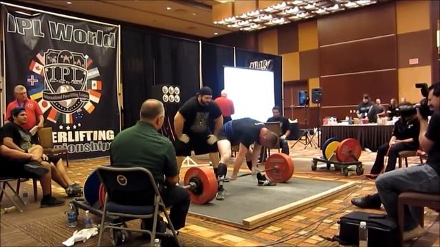 Single Lift Deadlift IPL World Powerlifting Championships 2012