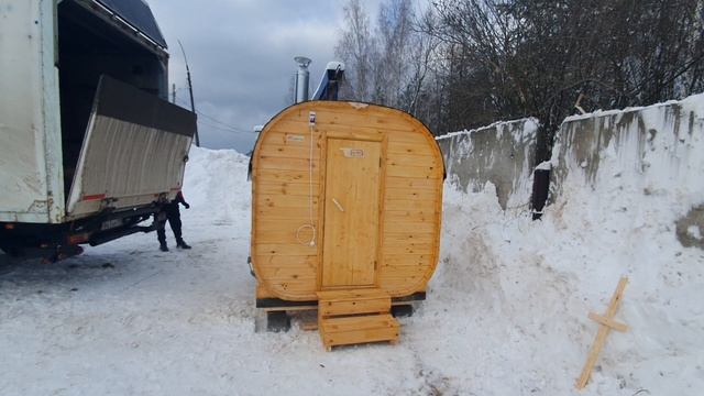 Баня "Квадро-бочка" 2 метра 1 секционная купить на Бору.