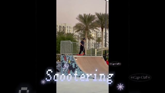 Scootering in Dubai