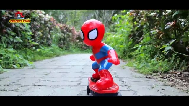 Super Heroes Spiderman RC Skateboard