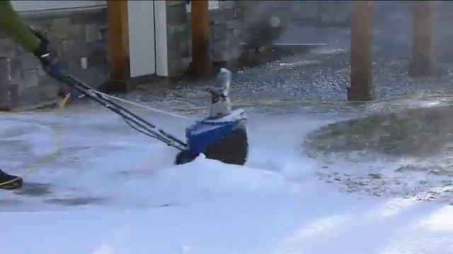 Snow Joe 18" Electric 15-amp Snow Blower with Light-H365130 QVC Airing