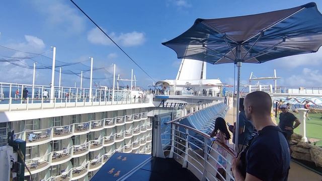 Zip lining on Royal Caribbean | TravelGod727