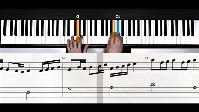 💛 "Canon in D" Johann Pachelbel, Piano Tutorial | Intermediate.