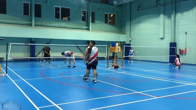 Solid Badminton Club Dubai | Karl/Stan vs Pao/PB