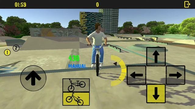 #Game#stuntersworld#Freestyle bmx 3D 2 gameplay