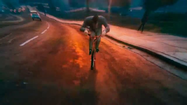Gta 5 combining  moon gravity with invincibility on a BMX