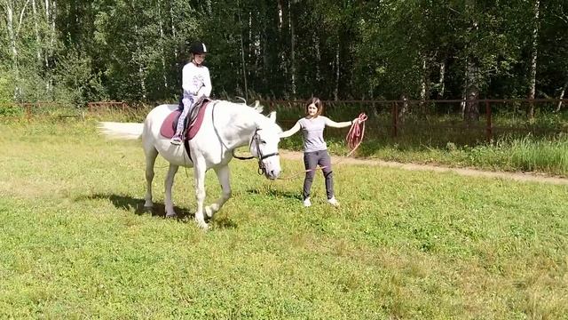 Верховая езда 5 смена 2018 года \ 5 / Детский лагерь "Дорога добра"
