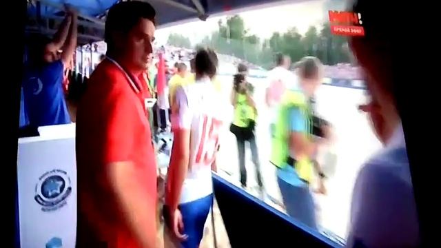 Перерыв перед вторым периодом Евролиги по пляжному футболу Россия:Польша 1 Июля 2016. Строгино