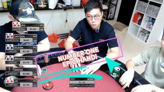 Home Game Poker (Trial Stream) Top 3 Epic Hands!