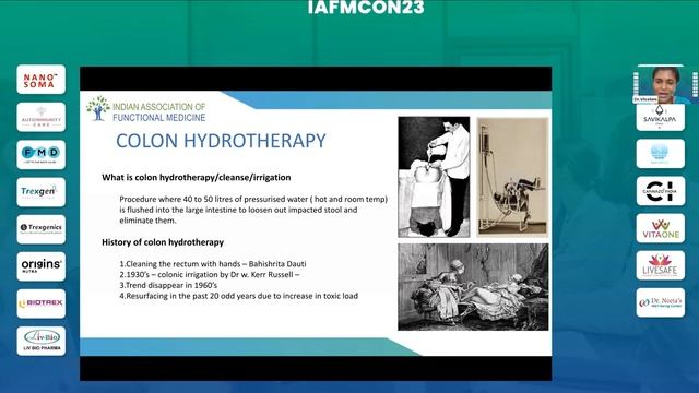 DR. VISALAM RAMANATHAN | Exploring Modern and Traditional Gut Cleansing Therapies | IAFMCON 2023