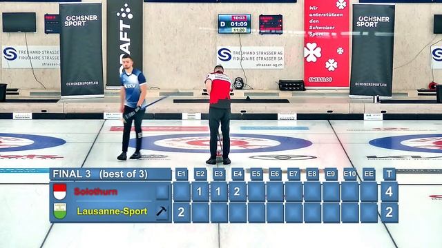 SWISSCURLING MD-Championships  |    Final 3     Lausanne-Sport  vs  Solothurn