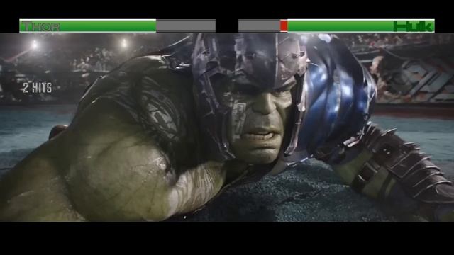 Thor vs Hulk...with healthbars