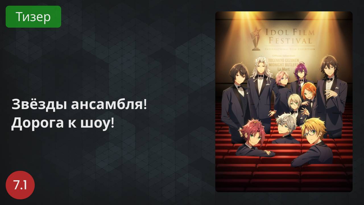 Ансамбль звёзд: Дорога на шоу 2022 - Тизер