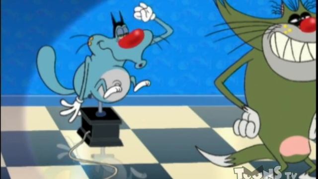 Огги и Тараканы Вырезанные фрагмент (ToonsTV 12.22.2007)