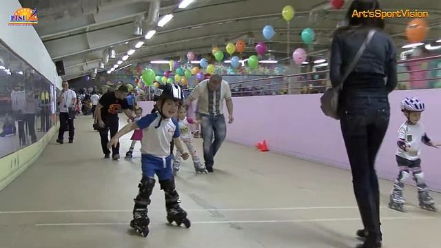 Кубок 4х турниров ПЛСУ 2015 Детская Лига. I этап ч1/5 (14.03.2015) Киев (Украина) Спидскейтинг