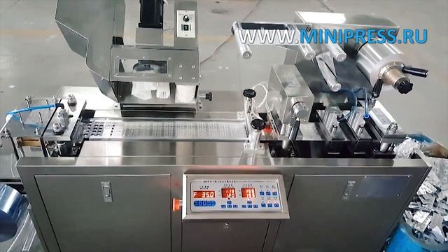 Блистерная машина для упаковки в блистеры таблеток и капсул MN-80 Minipress.ru