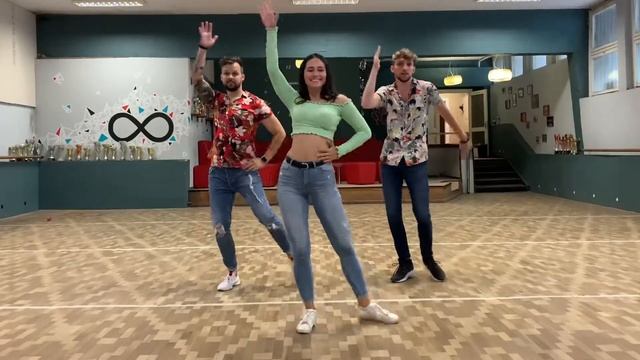 Boogaloo/Cha Cha action by Salsa Kaunas gang