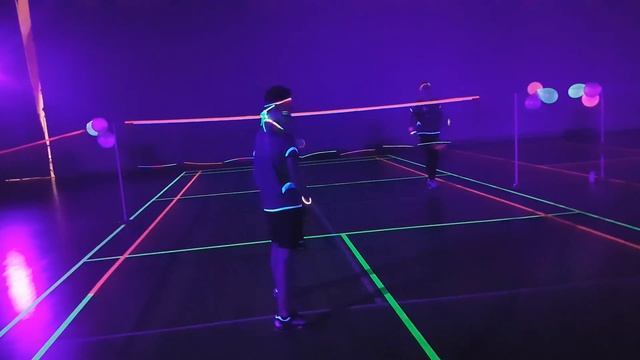Glow in the dark  Badminton Club Echt