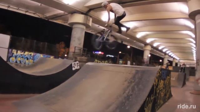 180 вип на дизастер на MTB (180 tailwhip to disaster MTB)