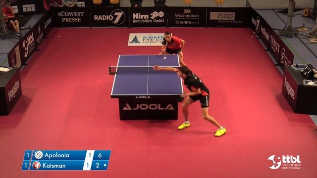 Tiago Apolonia vs Lev Katsman (TTBL Selected)