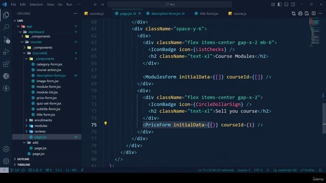 108 -Course Create, Data Updates, Image Upload Part 7