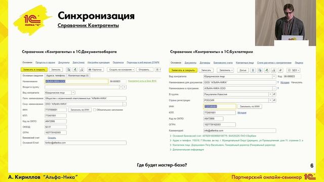 Создание единой информационной системы: примеры интеграции "1С:Бухгалтерии" и "1С:Документооборота"