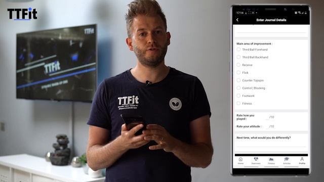 Table Tennis Fit App - Learn To Use Our Match Journaling Feature