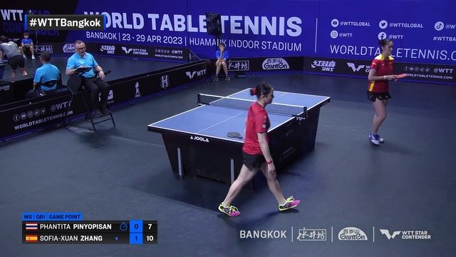 Phantita Pinyopisan vs Sofia Xuan Zhang | WS Qual | WTT Star Contender Bangkok 2023