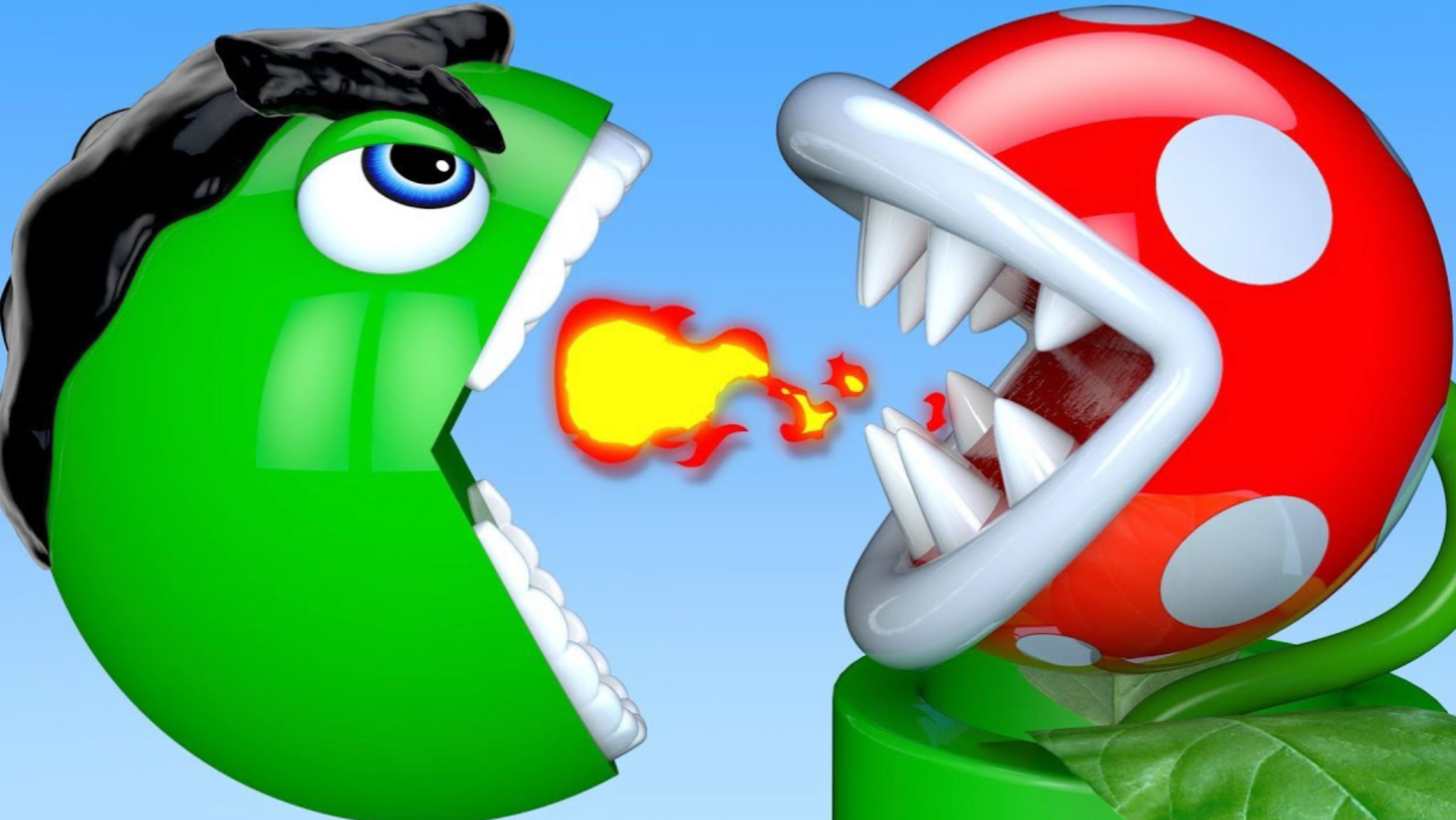 📹 Изучаем цвета с PACMAN и Farm Lollipop Hulk Street Vehicle Surprise Toy для детей
