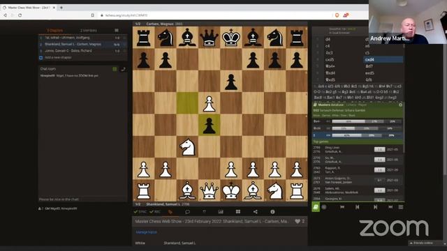 Master Chess Web Show: February 23rd, 2022