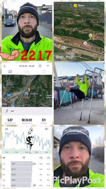 #2217 день непрерывных тренировок и спорта
