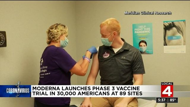 Moderna launches phase 3 vaccine trial in 30,000 Americans at 89 sites