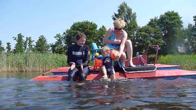 Dania swimming in Braslav - June 2011