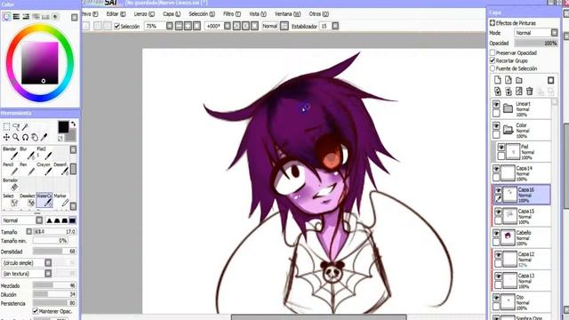 Halloween OC  Speedpaint