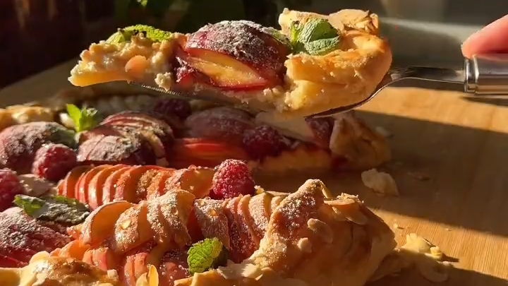 Яблочная ГАЛЕТА...🍰🍓😋 Рецепт в описании ✍️