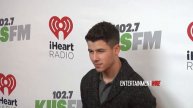 Rita Ora, Nick Jonas arrive at 2014 KIIS FM's Jingle Ball Press Room
