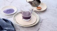 Taro latte frappe