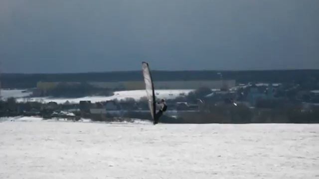 Подполя - с 28 секунды виндерфинг зимний!