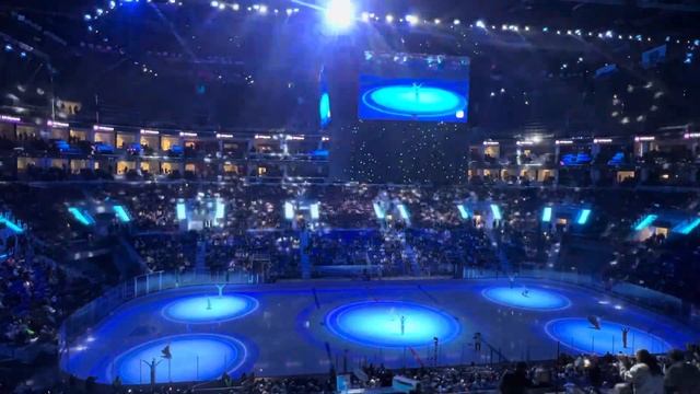 Allstar 2023 открытие #кхл финал Проекция 3Dmapping на лед. #спортпродюсерс-Круты #триплан проекция