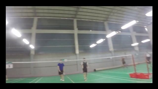 Badminton on GoPro chest mount