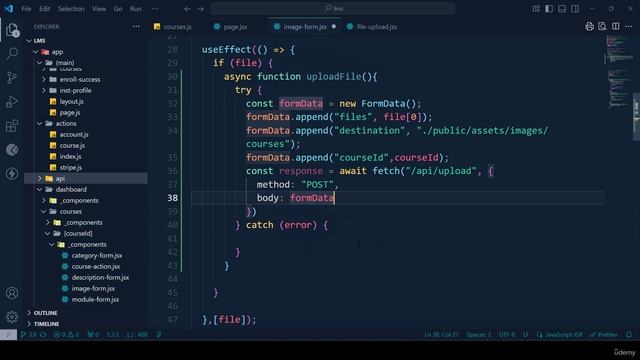 111 -Course Create, Data Updates, Image Upload Part 10